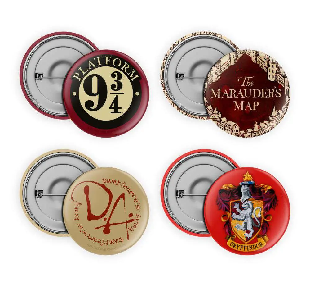 Figurine Harry Potter pins set (4)